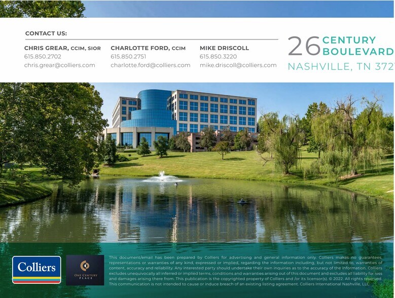 More Photos Of 26 Century Blvd, Nashville Office Residential For Lease