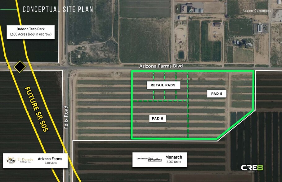 More Photos Of Felix Rd & Arizona Farms Rd, Florence Land For Sale
