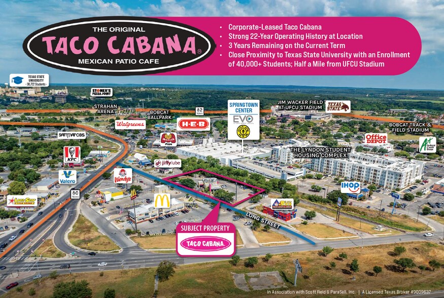 Primary Photo Of 135 Long St, San Marcos General Retail For Sale