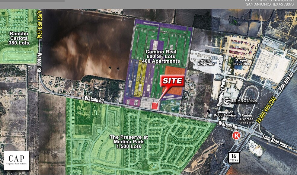 More Photos Of Watson Road & Texas Hwy 16 Rd, Von Ormy Storefront Retail Office For Lease