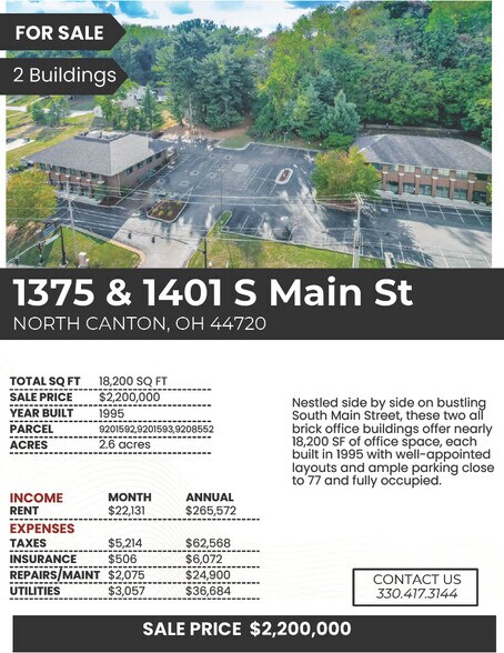 Primary Photo Of , North Canton Office For Sale