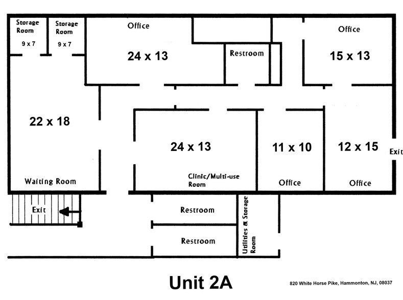 More Photos Of 820 S White Horse Pike, Hammonton Medical For Sale