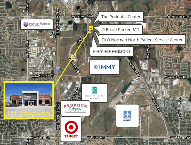 More Photos Of 3441 24th Ave NW, Norman Medical For Lease