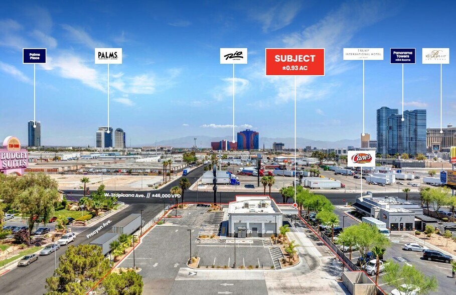 More Photos Of 3575 W Tropicana Ave, Las Vegas Land For Lease