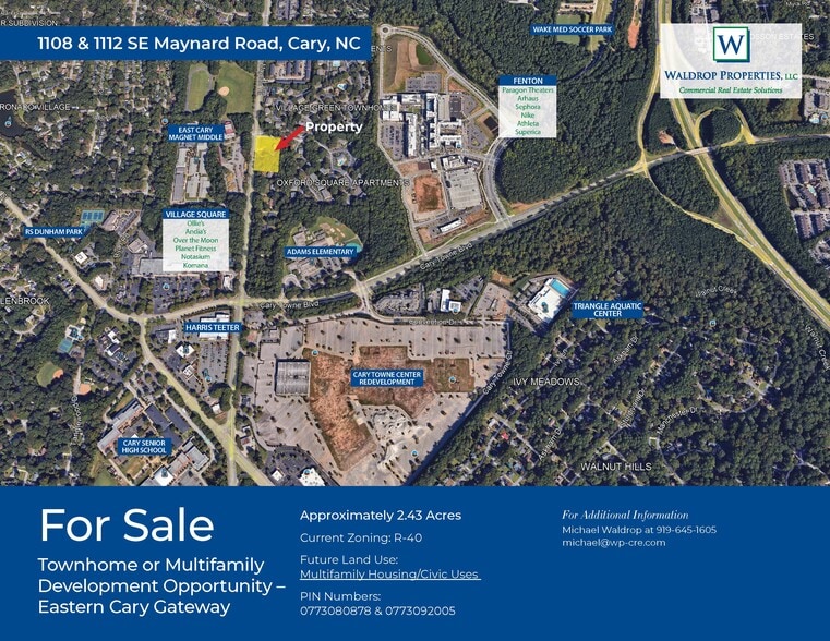 Primary Photo Of 1108-1112 SE Maynard Rd, Cary Land For Sale