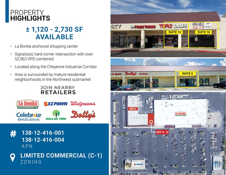 More Photos Of Cheyenne Ave & Jones Blvd, Las Vegas General Retail For Lease