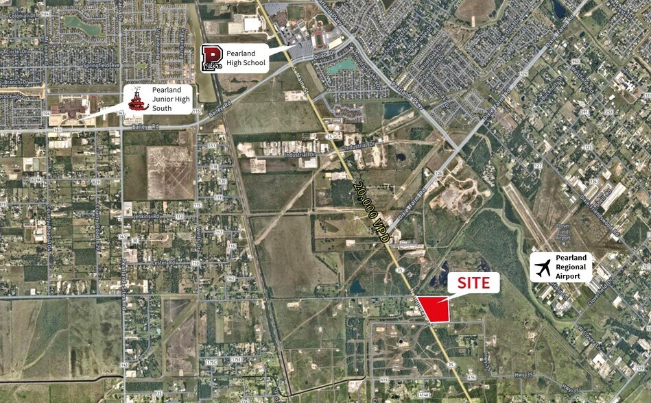 More Photos Of Hwy 35 & S Main St, Pearland Land For Sale