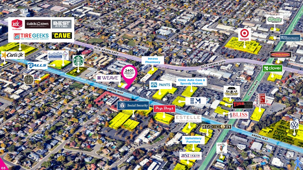 More Photos Of 2401 Arden Way, Sacramento Freestanding For Lease