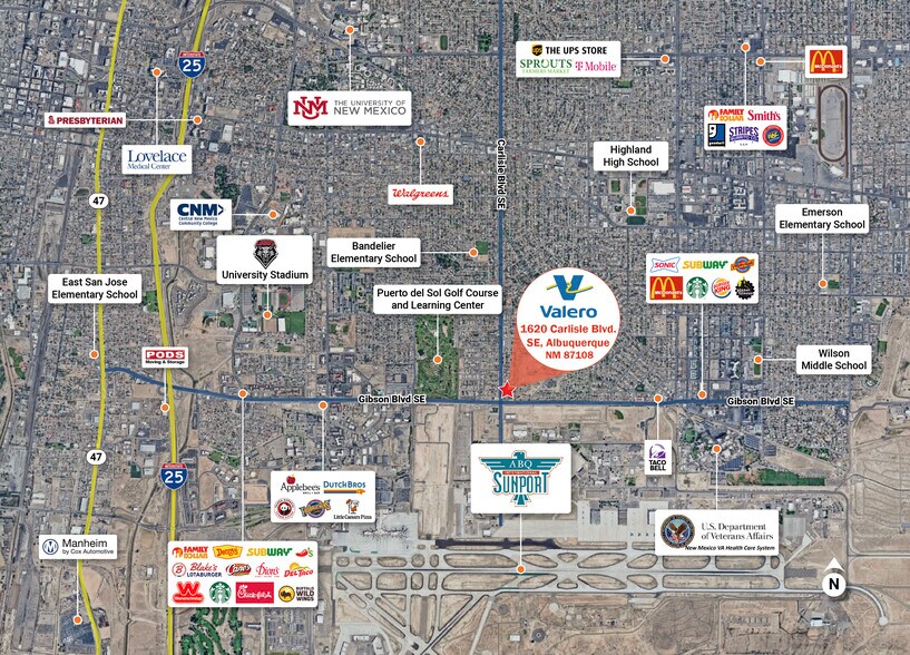 More Photos Of 1620 Carlisle Blvd SE, Albuquerque Convenience Store For Sale