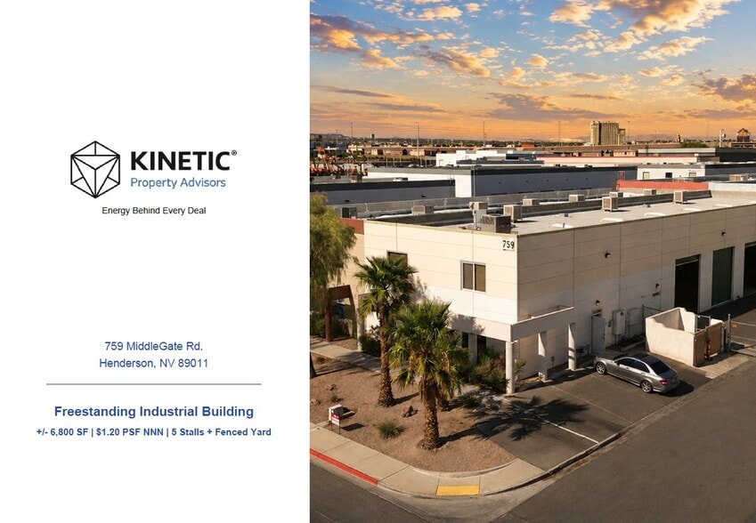 Primary Photo Of 759 Middlegate Rd, Henderson Warehouse For Lease