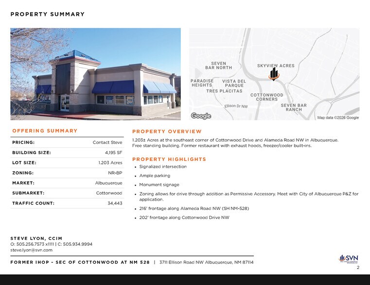 More Photos Of 3711 Ellison Rd NW, Albuquerque Restaurant For Lease