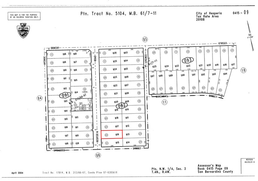 More Photos Of 11695 Hesperia Rd, Hesperia Land For Sale