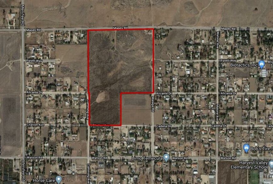 Primary Photo Of Mapes Rd, Menifee Land For Sale