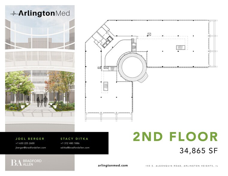 More Photos Of 155 E Algonquin Rd, Arlington Heights Medical For Lease