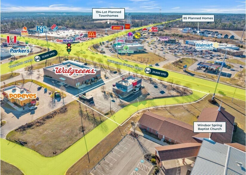 More Photos Of 3696 Windsor Spring Rd, Hephzibah Fast Food For Lease