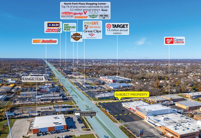 More Photos Of 200-208 E North Ave, Villa Park General Retail For Sale