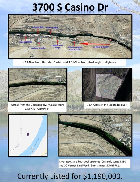 More Photos Of 3700 S Casino Dr, Laughlin Land For Sale