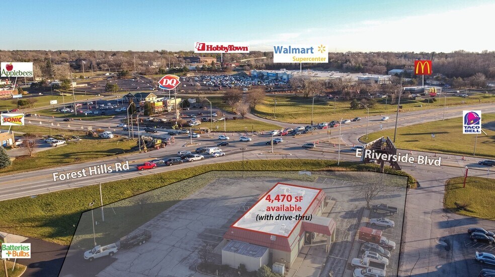 More Photos Of 1550 E Riverside Blvd, Loves Park Fast Food For Lease