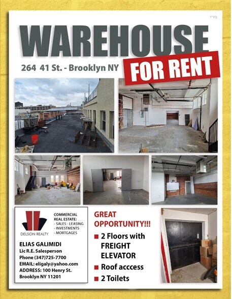 More Photos Of 264 41st St, Brooklyn Warehouse For Lease