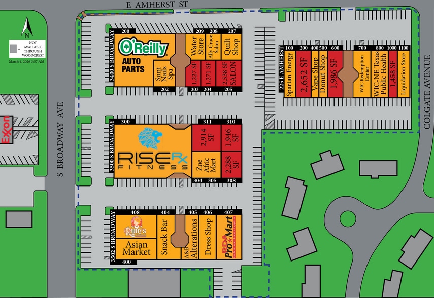 More Photos Of 3400-3502 S Broadway, Tyler Unknown For Lease