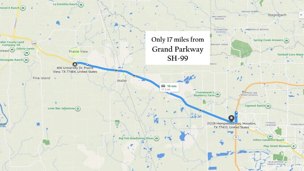 More Photos Of HWY 290 @ University Dr, Prairie View Land For Sale