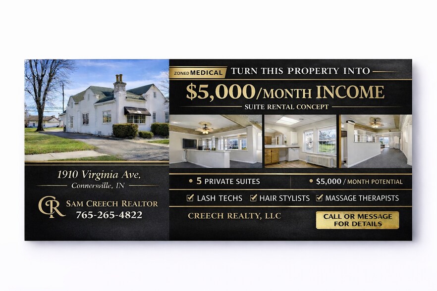 Primary Photo Of 1910 Virginia Ave, Connersville Healthcare For Sale