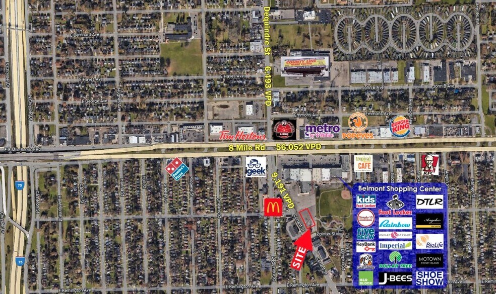 More Photos Of 1900 E 8 Mile Rd, Detroit Land For Lease