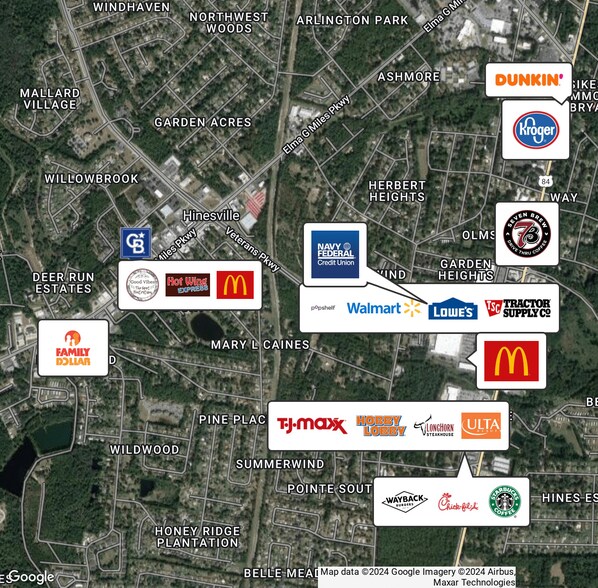 More Photos Of 829 Eg Miles Pky, Hinesville Freestanding For Sale