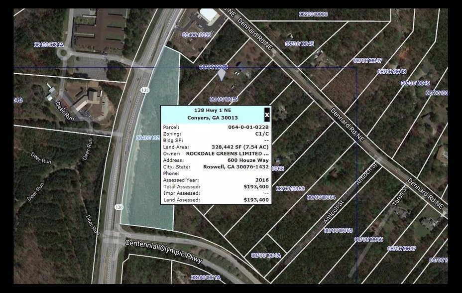 More Photos Of Highway 138 Centennial Olympic Parkway, Conyers Land For Sale