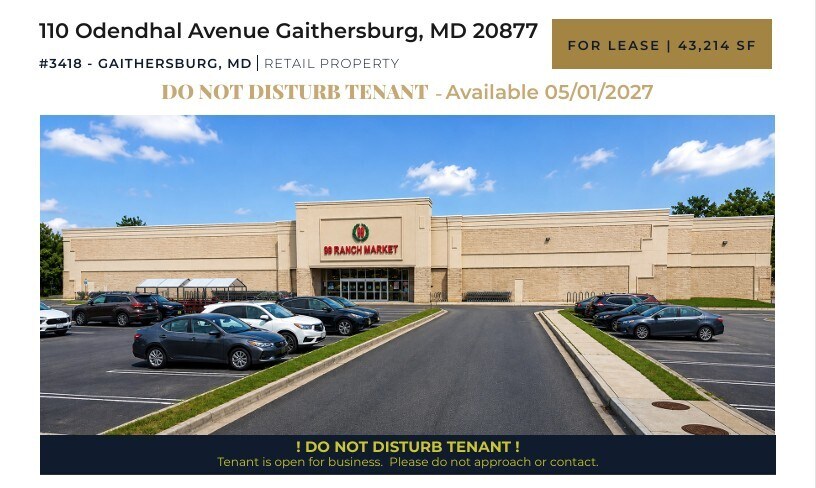 Primary Photo Of 110 Odendhal Ave, Gaithersburg Freestanding For Lease