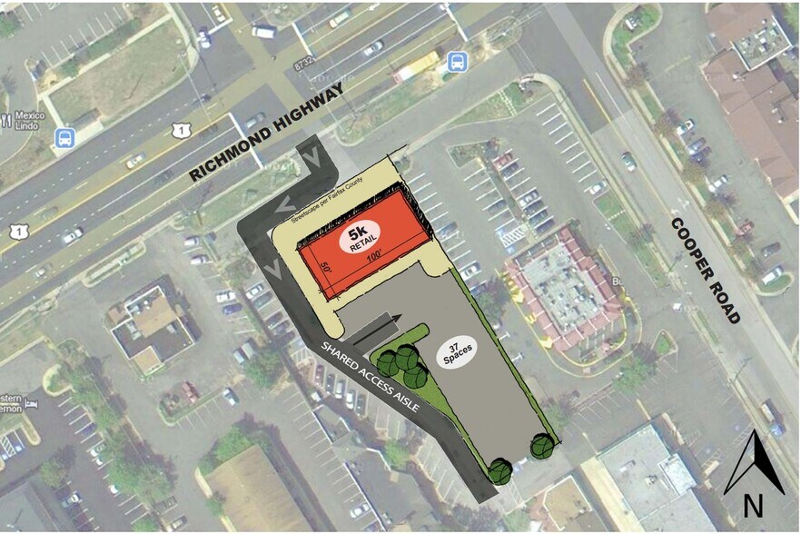 More Photos Of 8737 Richmond Hwy, Alexandria Land For Lease