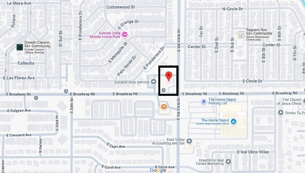 More Photos Of 3550 E Broadway Rd, Mesa Land For Lease