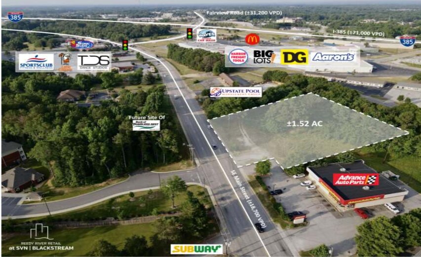 More Photos Of 604 SE Main St, Simpsonville Land For Sale