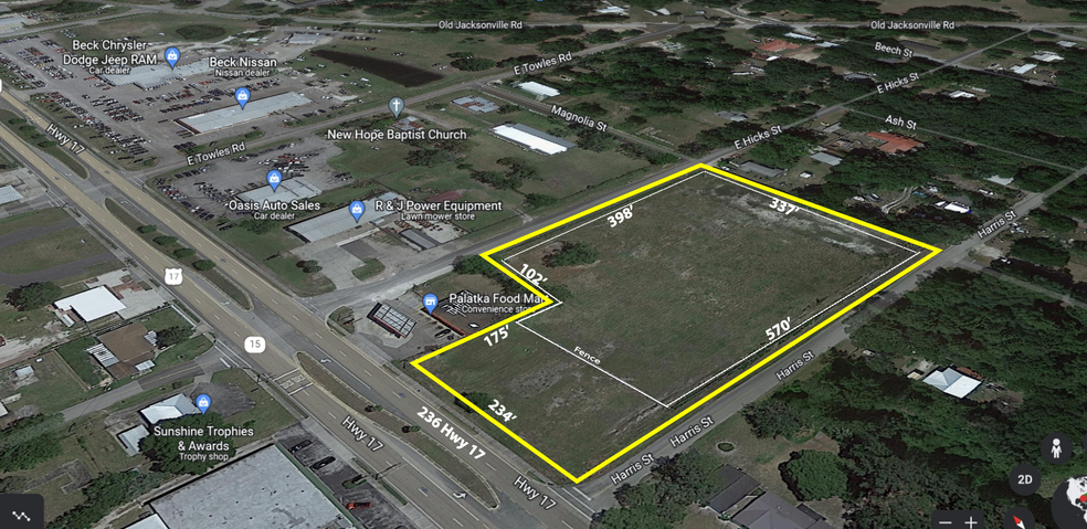 Primary Photo Of 236 N Highway 17, Palatka Land For Sale