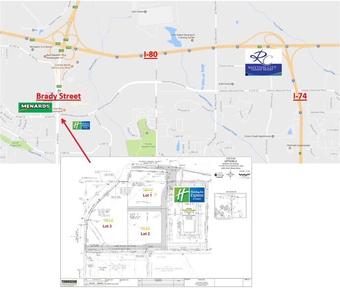 Primary Photo Of 6263 N Brady St, Davenport Land For Sale