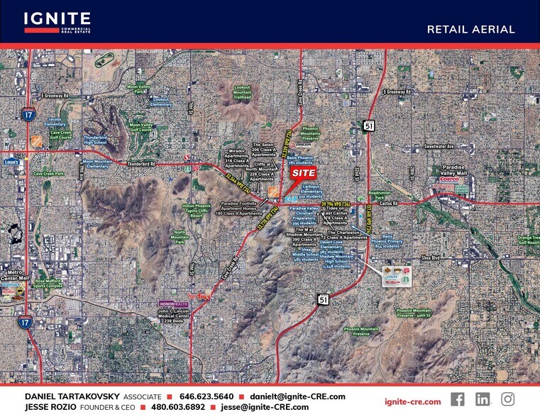 More Photos Of NEC Cave Creek Rd @ Cactus Rd, Phoenix Land For Lease