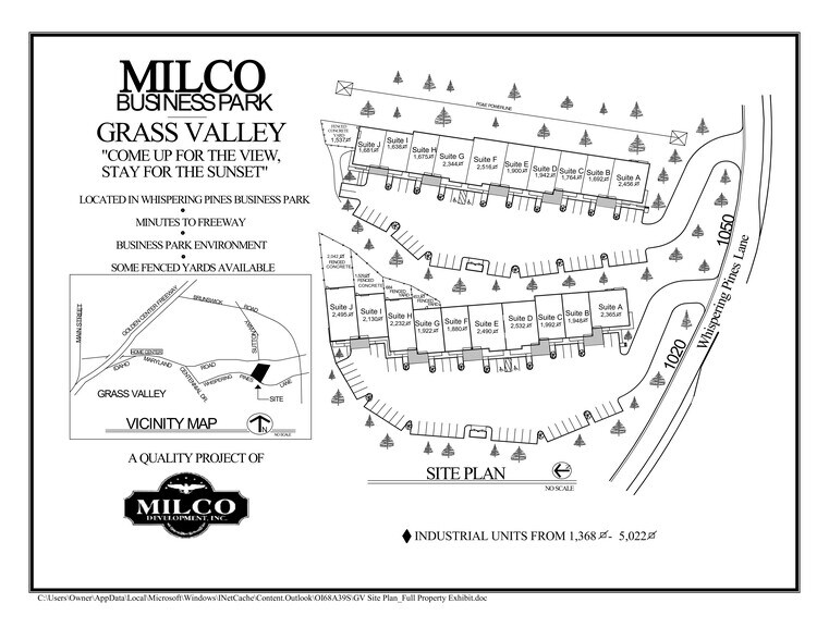 Primary Photo Of 1050 Whispering Pines Ln, Grass Valley Warehouse For Lease