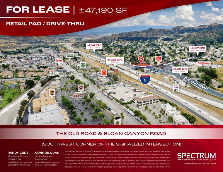 Primary Photo Of Swc The Old Rd @ Sloan Canyon Road, Castaic Land For Lease