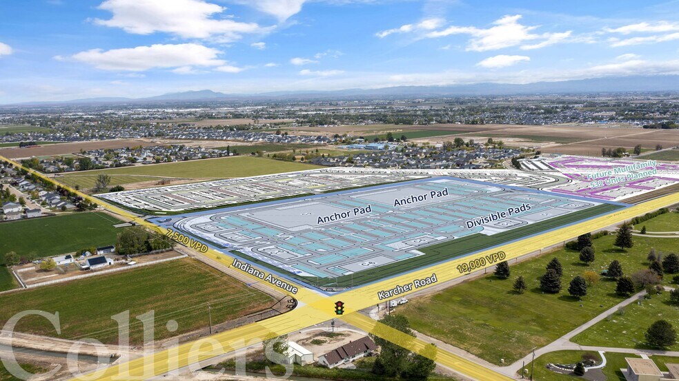 More Photos Of NEC Karcher Rd & Indiana ave, Caldwell Land For Sale