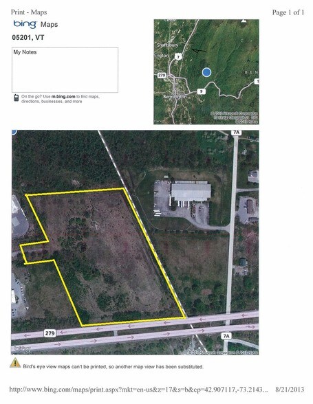 Primary Photo Of Rt 67A & Rt 279, Bennington Land For Sale