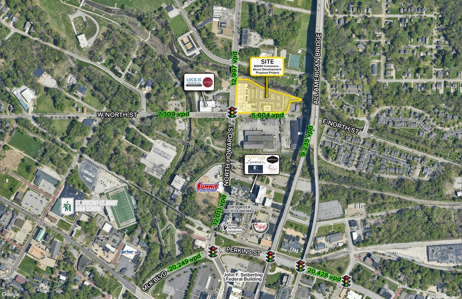 More Photos Of N Howard St @ E North St, Akron Land For Lease