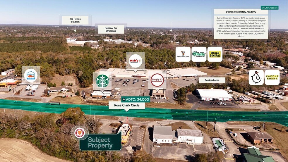 More Photos Of 2234 Ross Clark cir, Dothan General Retail For Sale