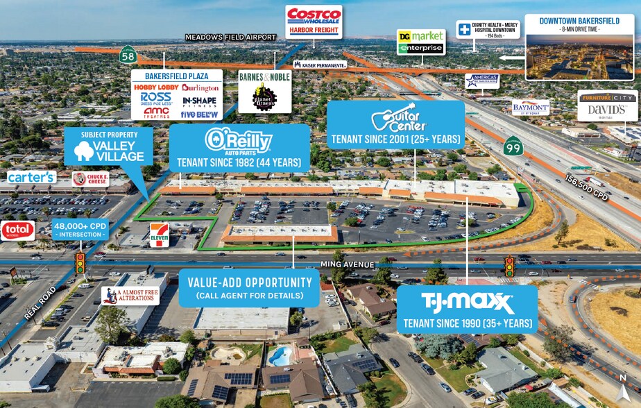 More Photos Of 3412-3690 Ming Ave, Bakersfield General Retail For Sale