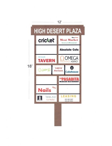 More Photos Of 14010-14020 Horizon Blvd, El Paso Unknown For Lease