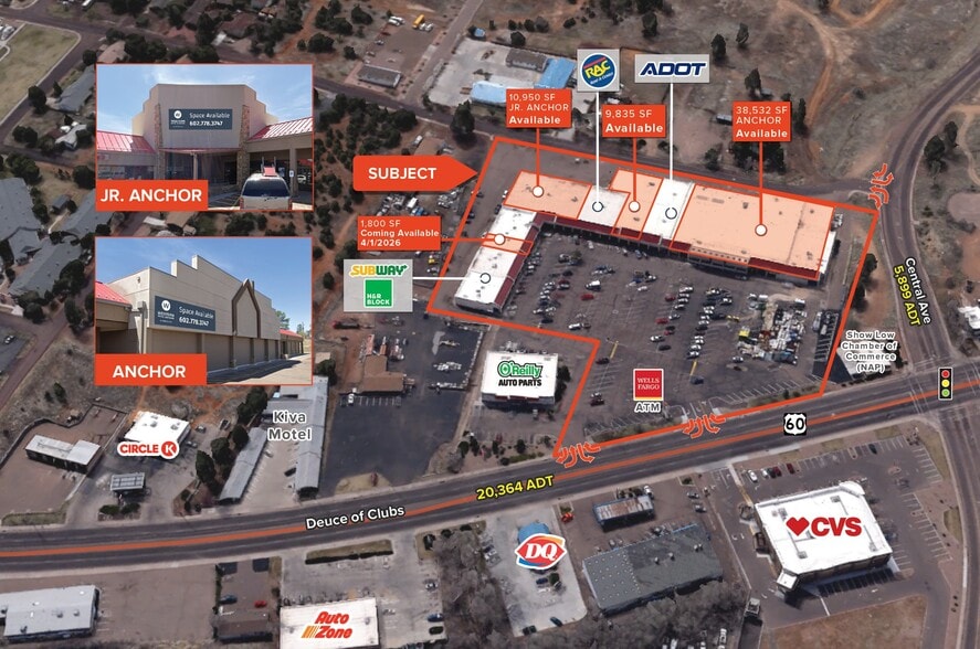 Primary Photo Of 161 E Deuce of Clubs, Show Low Supermarket For Lease