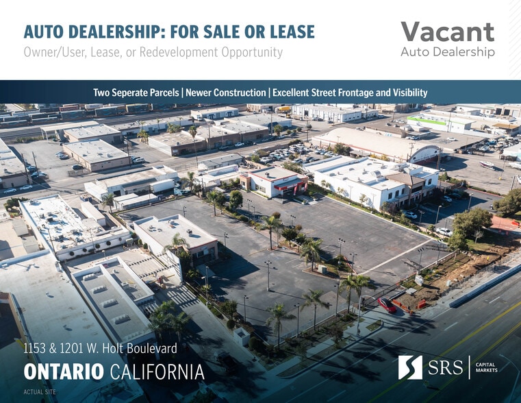 Primary Photo Of 1201 W Holt Blvd, Ontario Auto Dealership For Lease