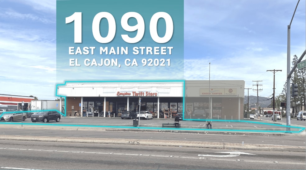 Primary Photo Of 1090 E Main St, El Cajon Freestanding For Lease