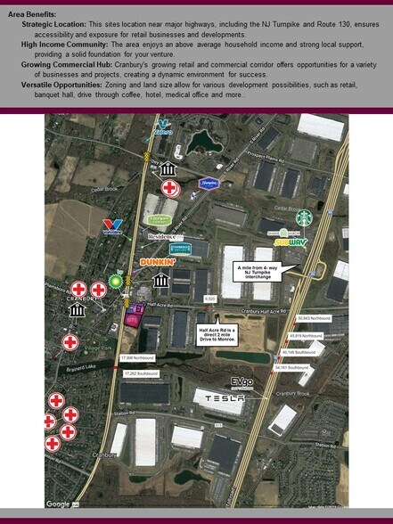 More Photos Of 2678 Route 130, Cranbury Land For Sale