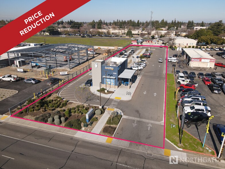 Primary Photo Of 1105 W Yosemite Ave, Manteca Fast Food For Sale
