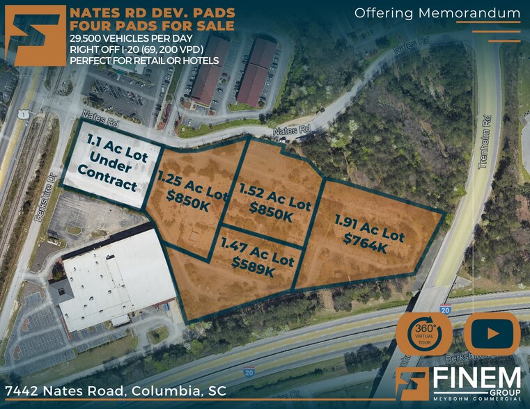 Primary Photo Of 7442 Nates Rd, Columbia Land For Sale